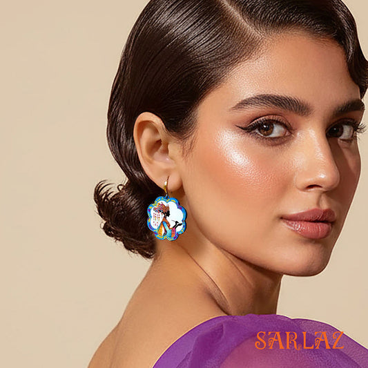 Bloom in Motion — Wood Earrings