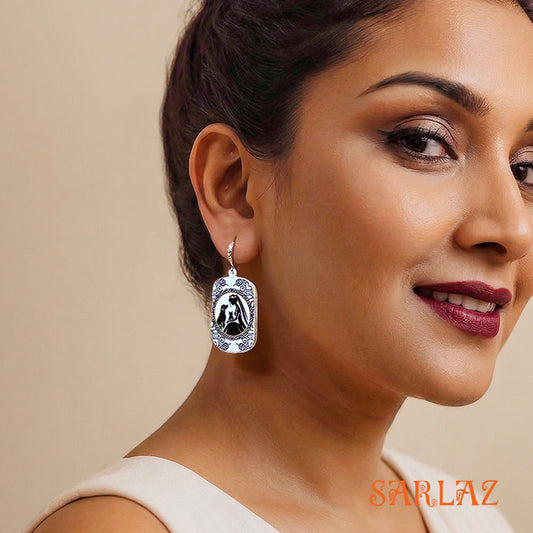 Bridal Pause — Wood Earrings