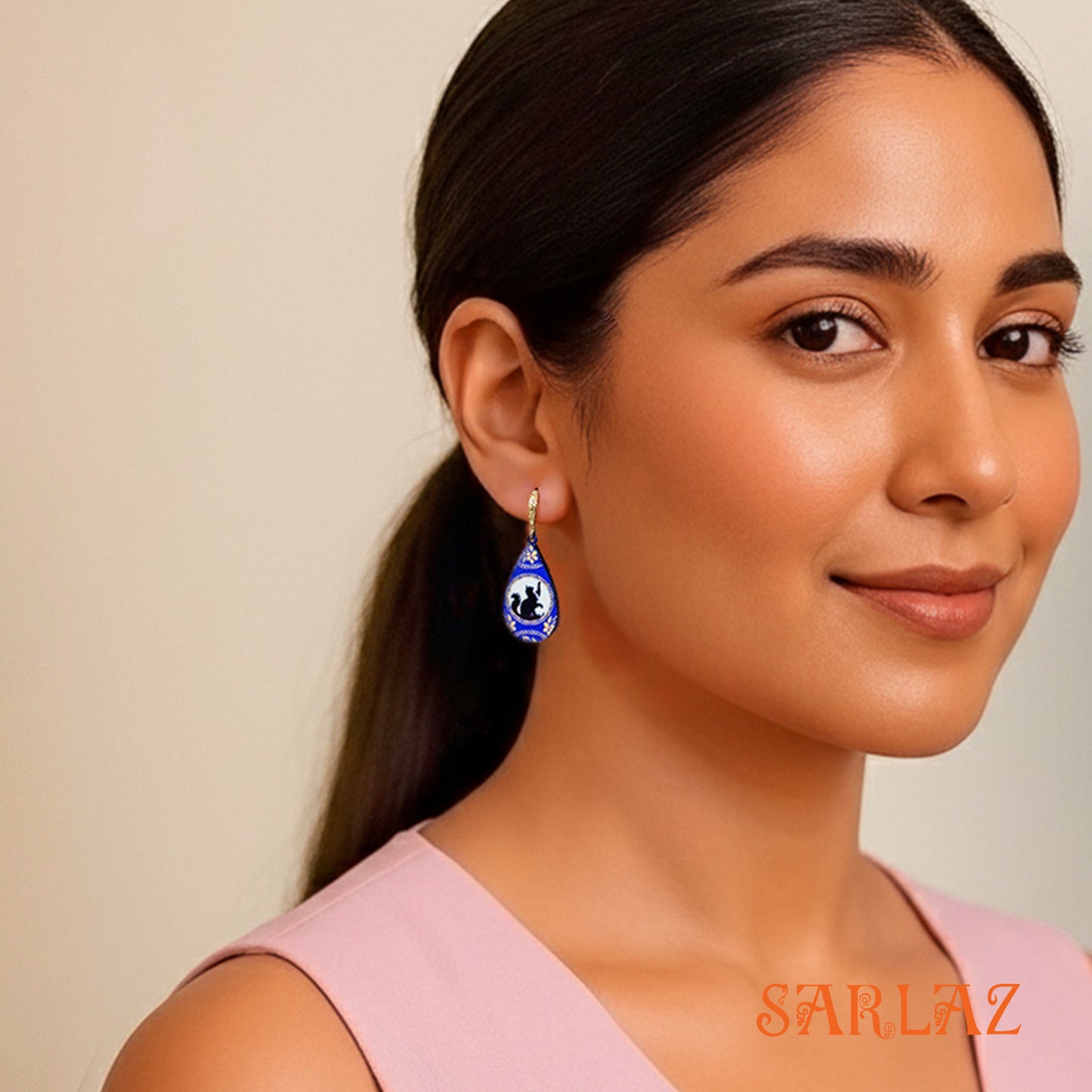 Curious Reach — Wood Earrings