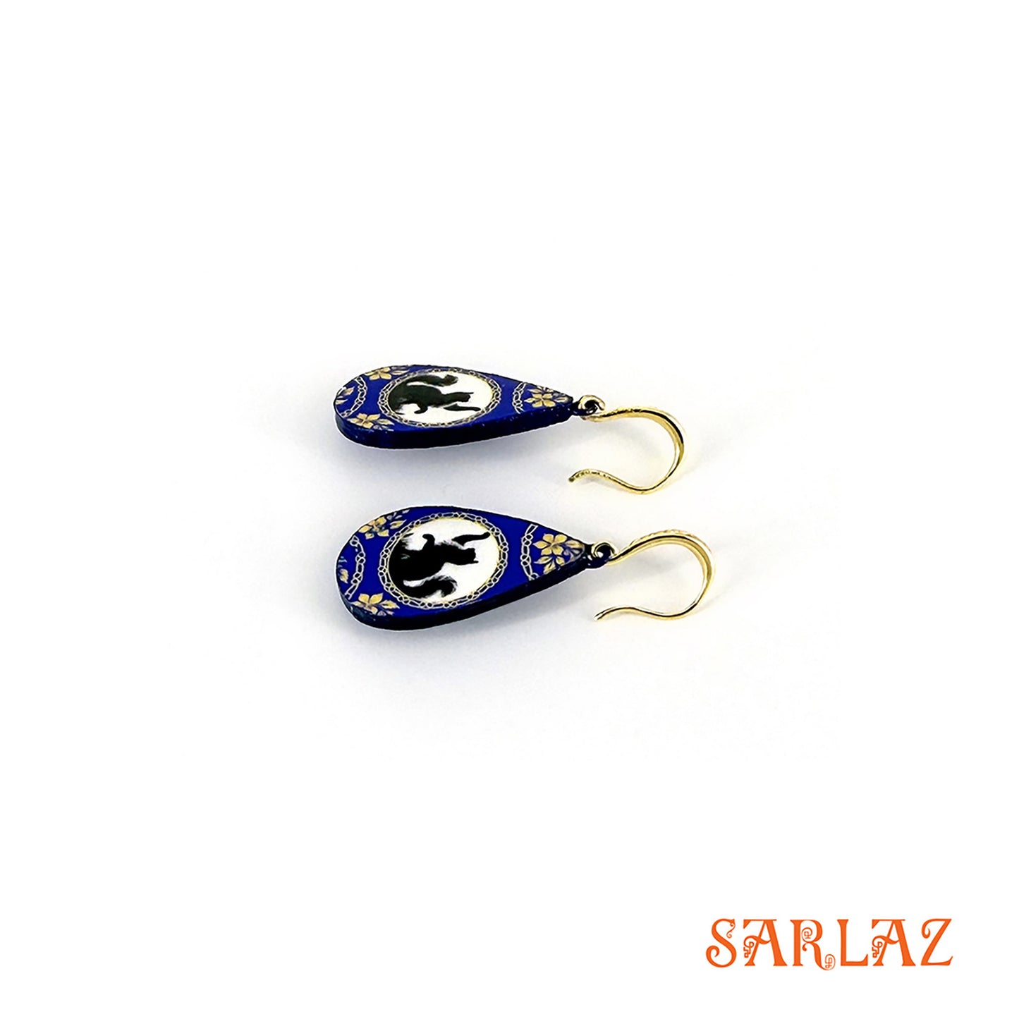 Curious Reach — Wood Earrings
