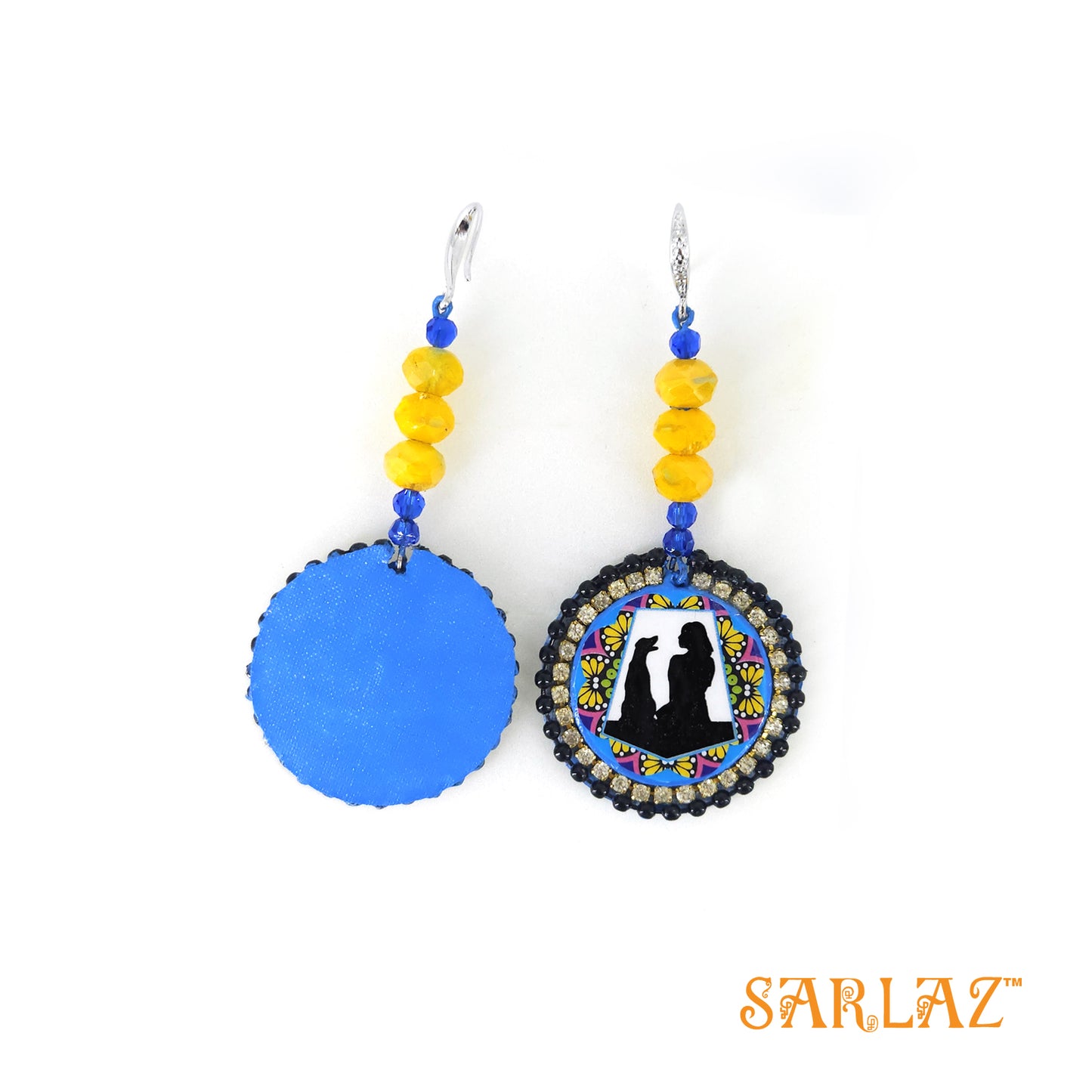 Jeevansh furry bond — Dog lovers Statement earrings — Dog Art