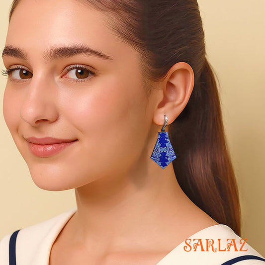 Midnight Murmur — Wood Earrings