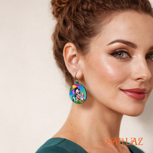 Rainy Revelry — Wood Earrings