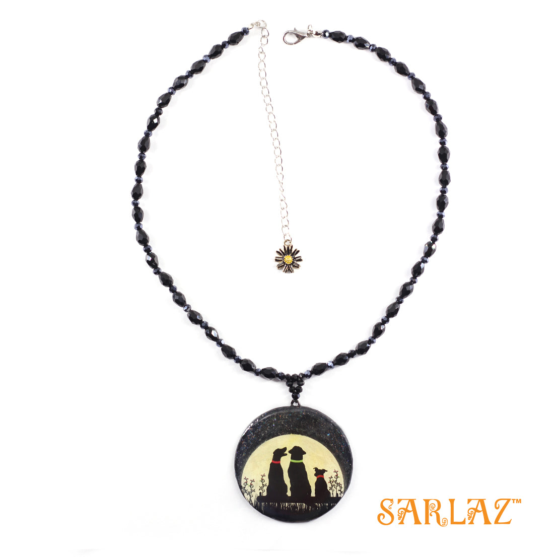 Solitude Dog Pendant — Dog Themed Necklace — Dog Art