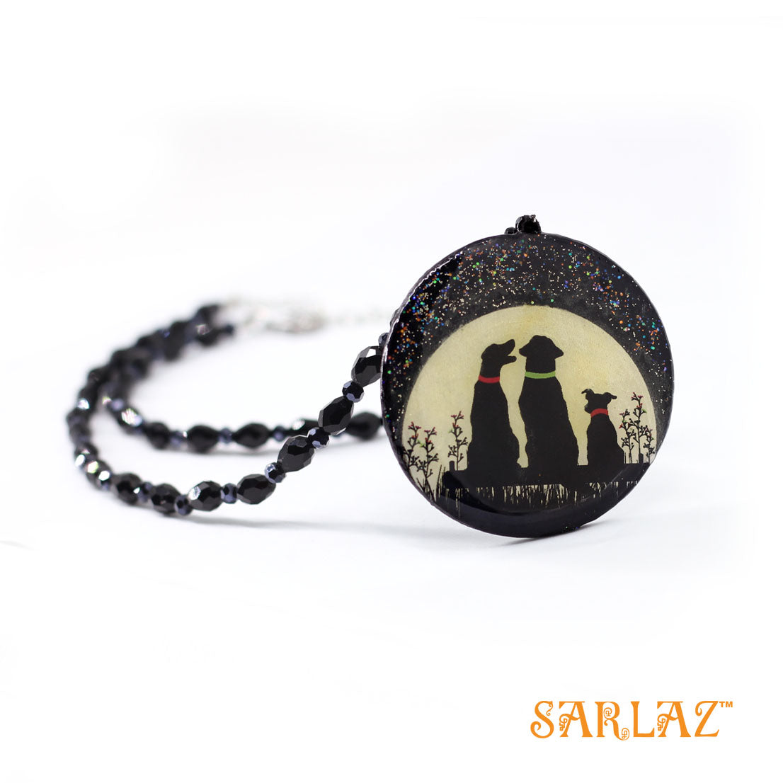 Solitude Dog Pendant — Dog Themed Necklace — Dog Art