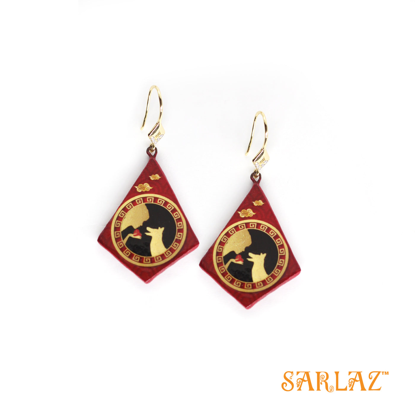 Pappu Dog Art — Dog lovers Statement earrings — Dog Art