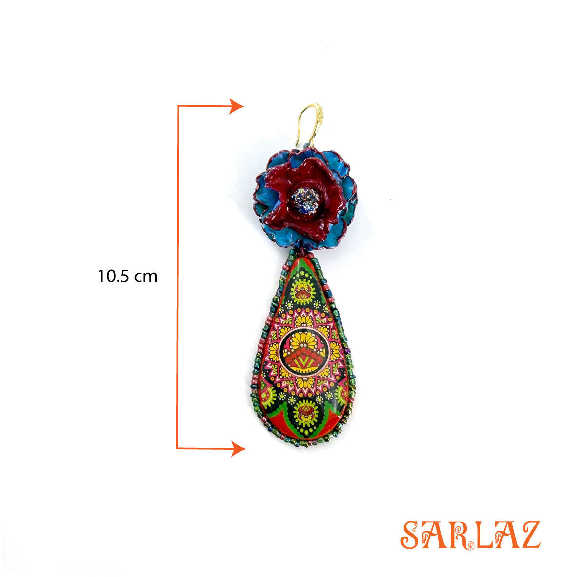 Strobe Garden Earrings — Nature Theme — Floral Statement earrings