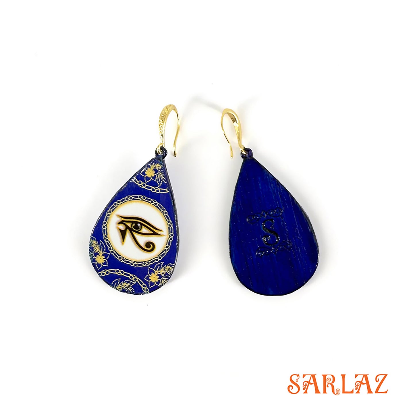 Tears of Anubis — Wood Earrings