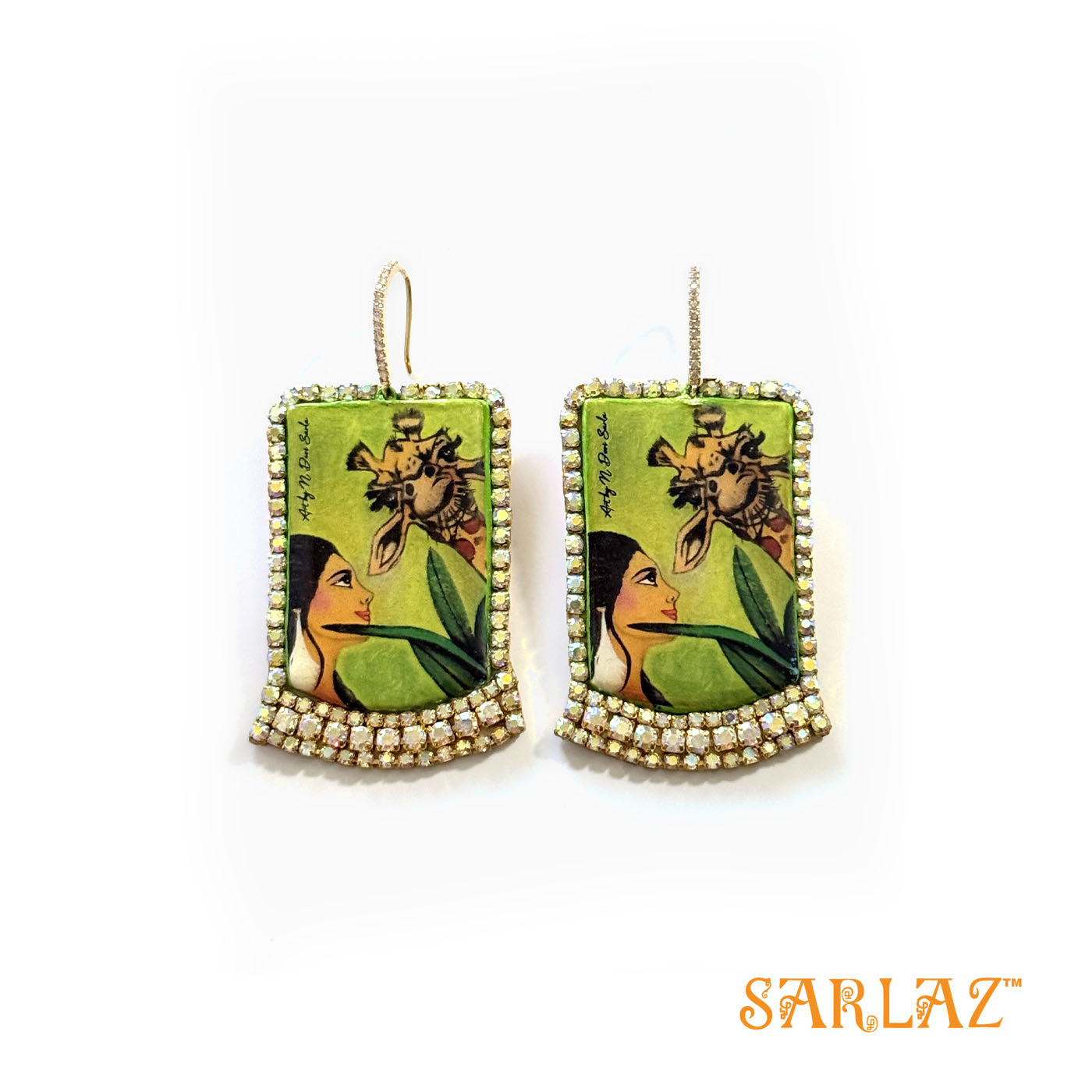 Agalvili — Luxe Design earrings — Giraffe Theme Earrings