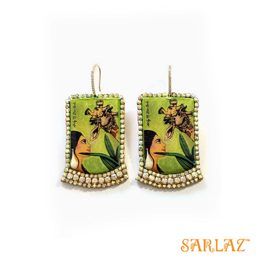 Agalvili — Luxe Design earrings — Giraffe Theme Earrings