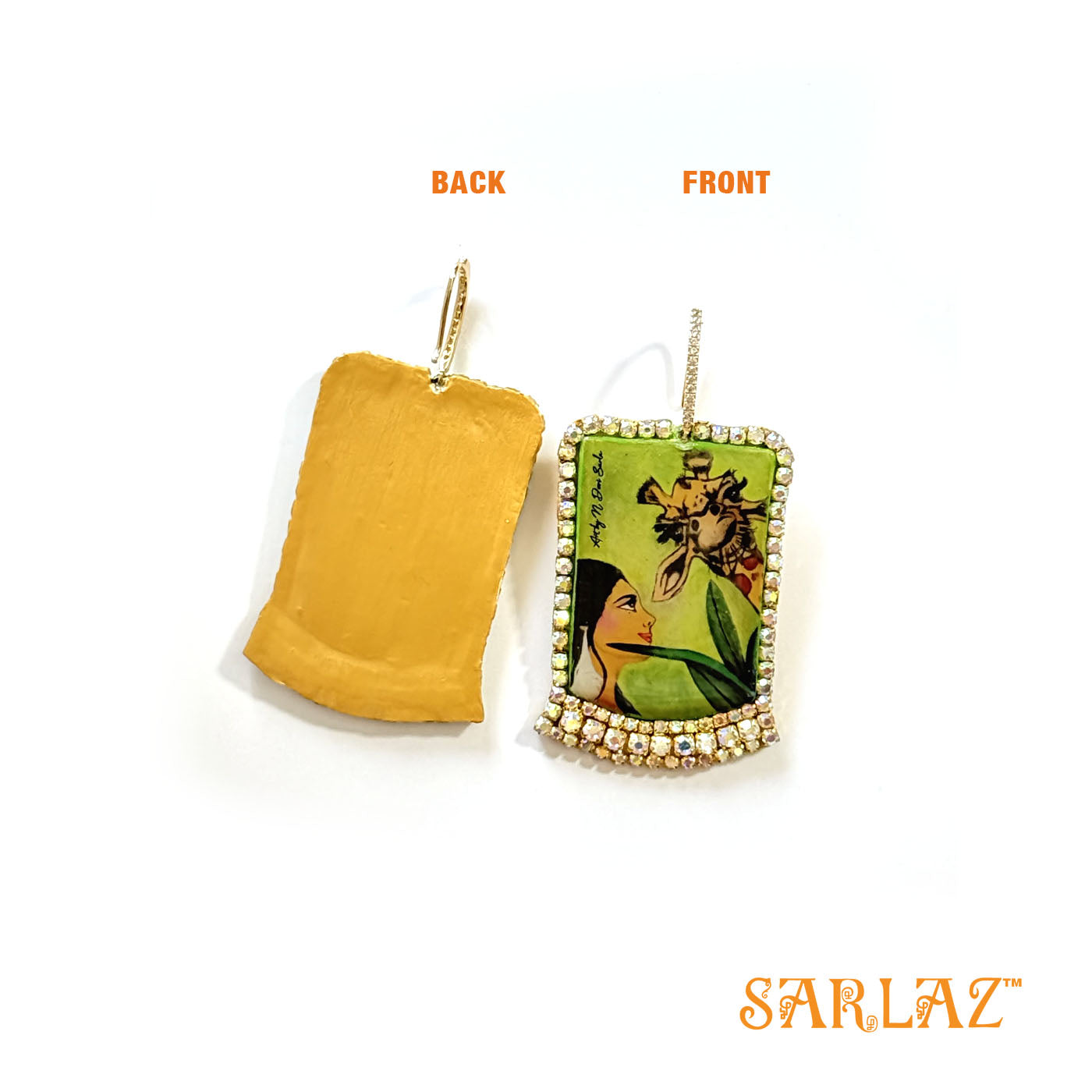 Agalvili — Luxe Design earrings — Giraffe Theme Earrings