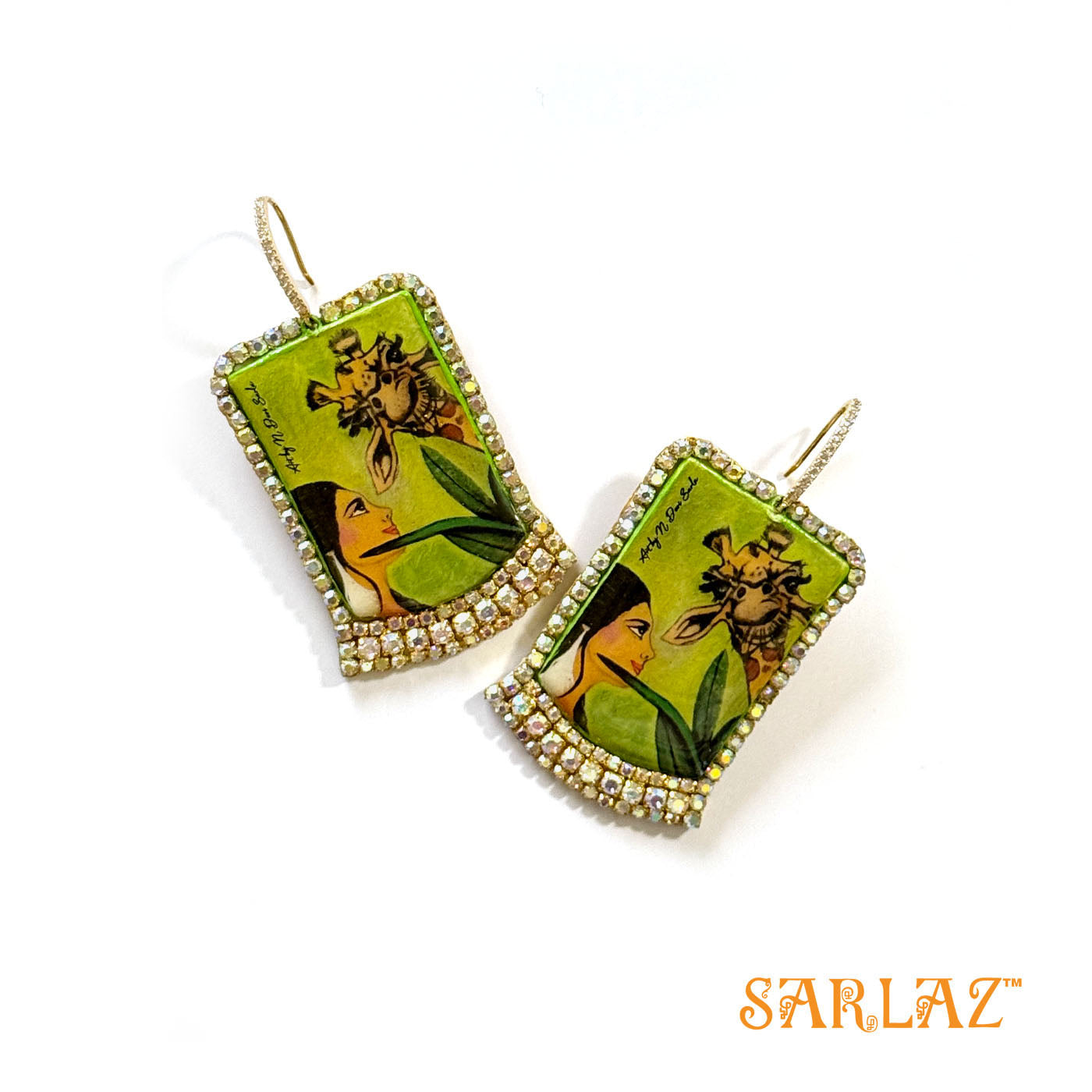 Agalvili — Luxe Design earrings — Giraffe Theme Earrings