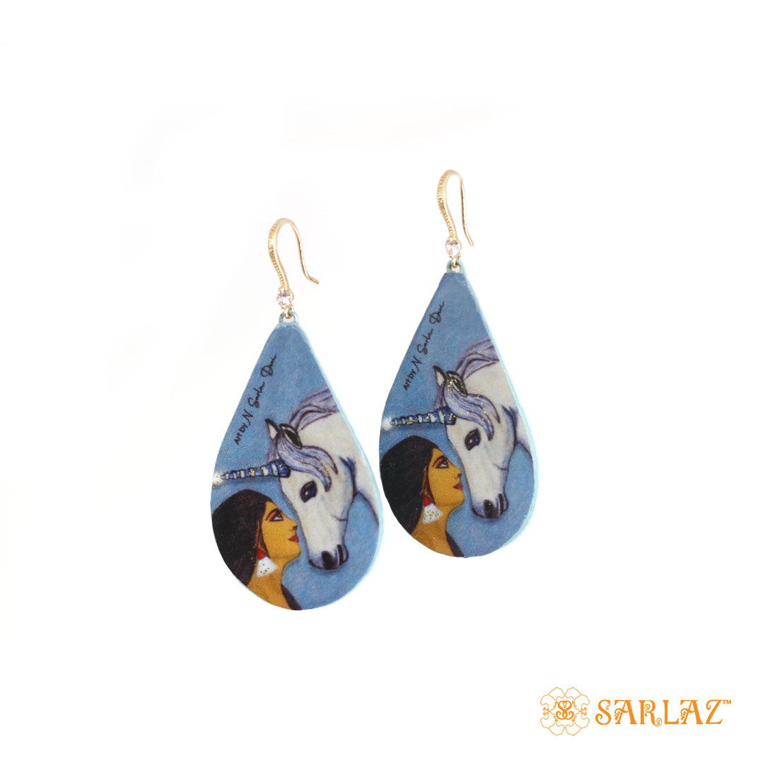 Anjanee — Unicorn Teardrop earrings