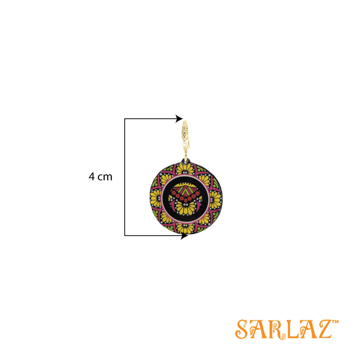 Sada Floral colourful earrings — Pattern theme jewellery