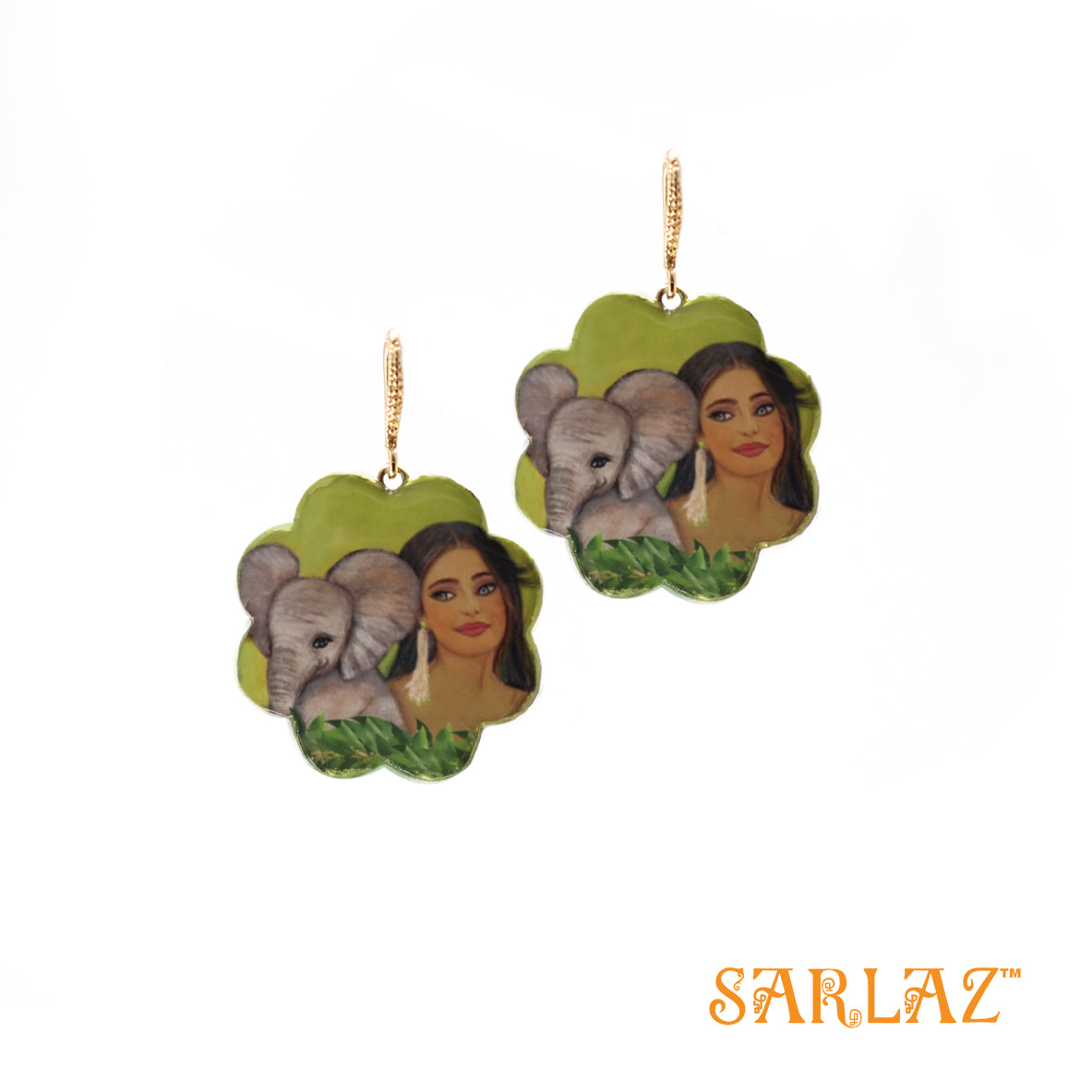 Jelani Floral Shaped earrings — Fearlessly Authentic art jewellery