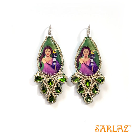 Leondra — Luxe Design — Hornbill Art earrings