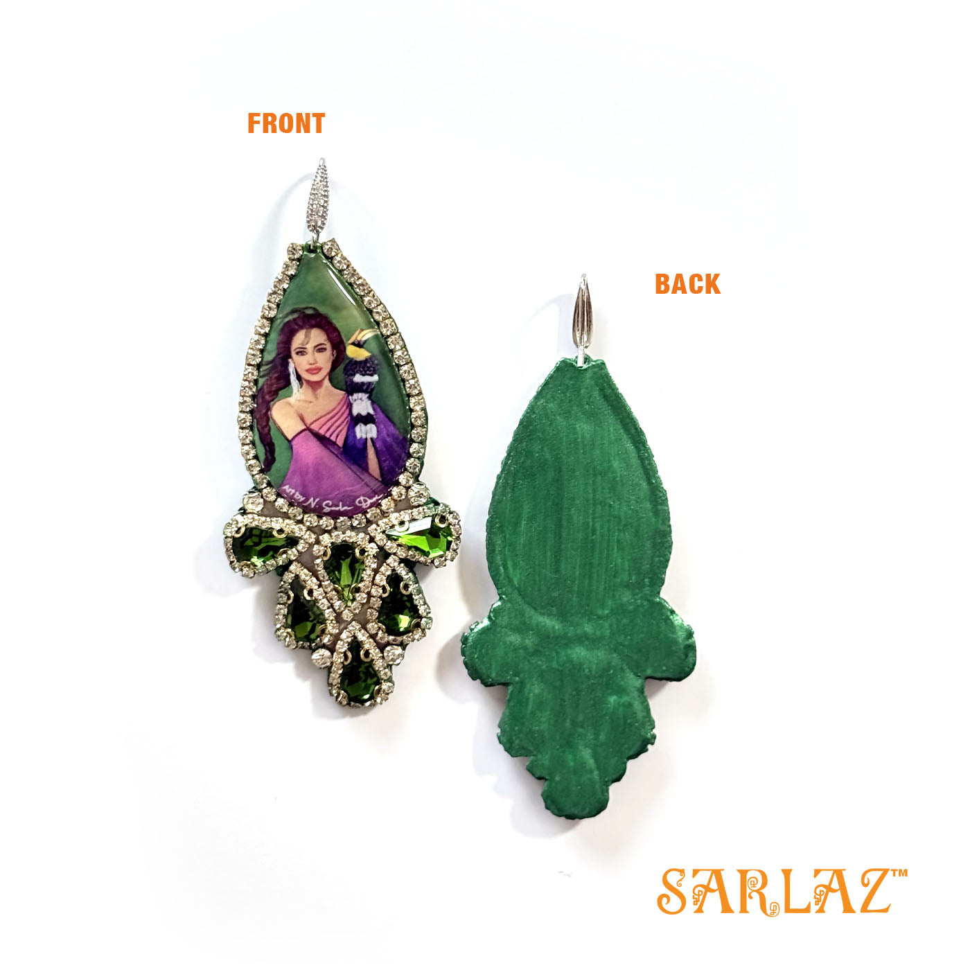 Leondra — Luxe Design — Hornbill Art earrings