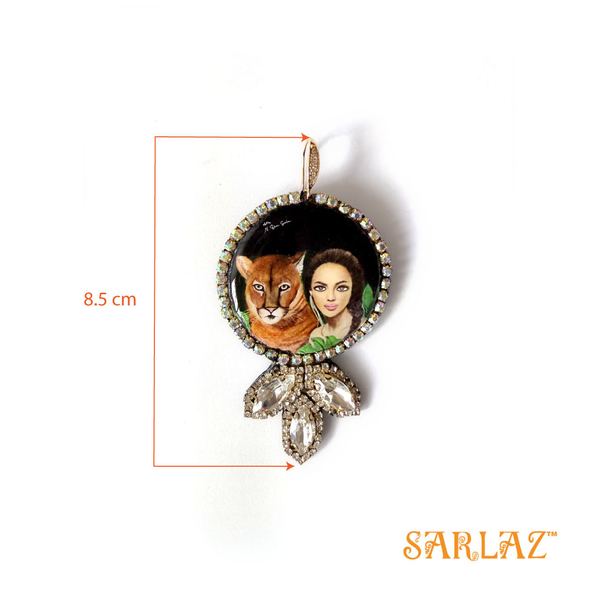 Maya and Cougar — Luxe Design earrings — Cougar Art earrings