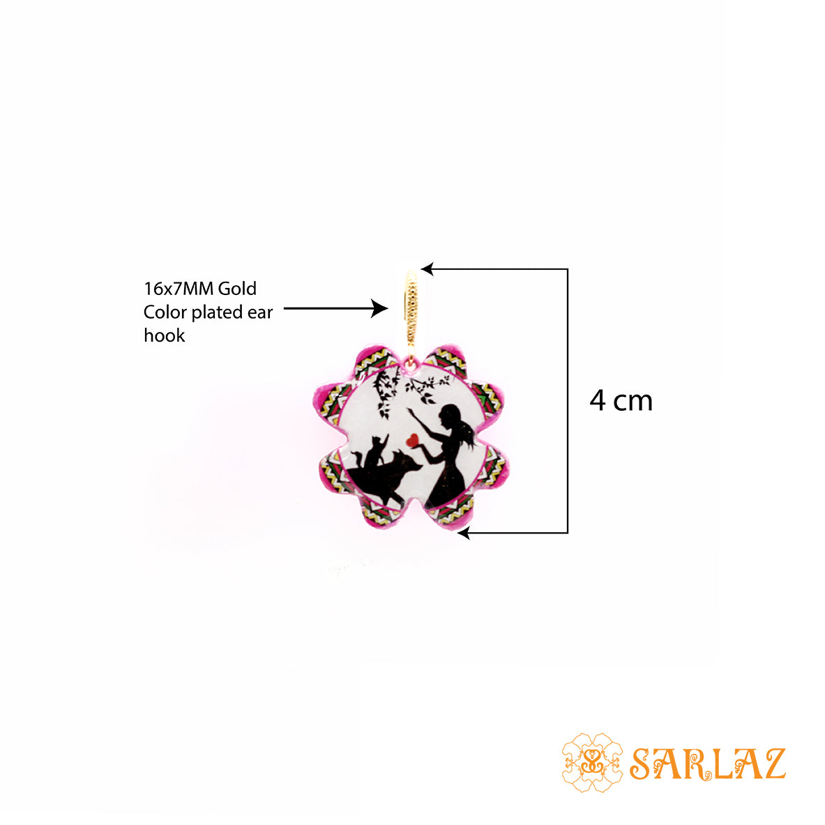 Kailani - Love calling - girl, cat & dog — Heart to heart theme jewellery