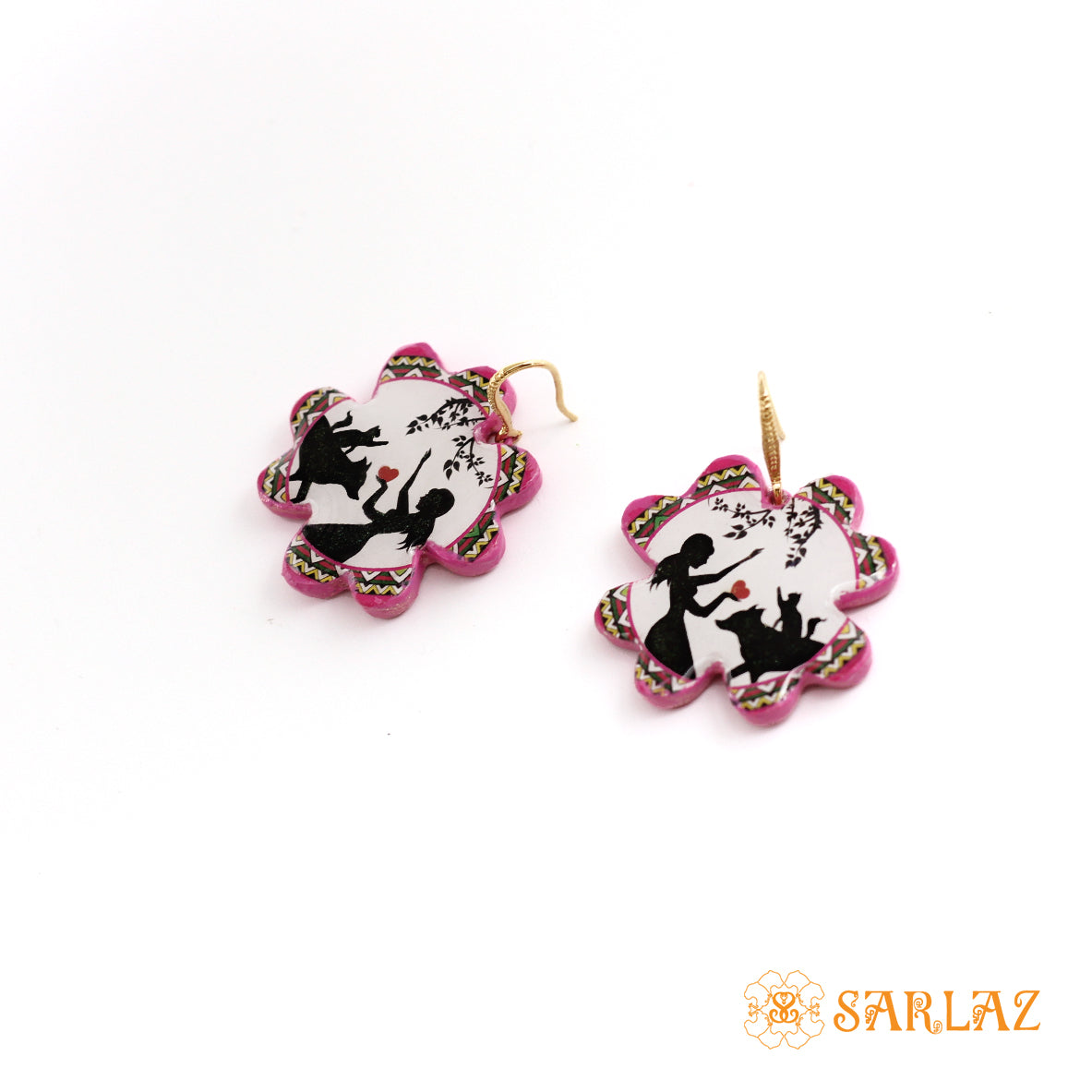 Kailani - Love calling - girl, cat & dog — Heart to heart theme jewellery