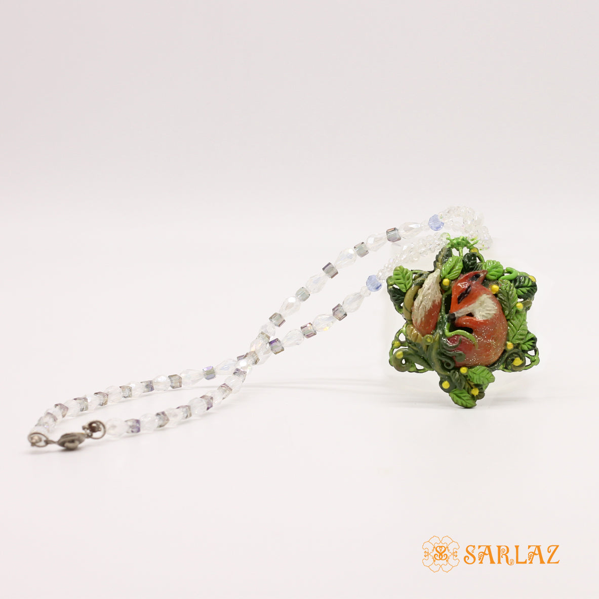 The Red Fox statement  —  Nature Theme —  Fox Statement Necklace