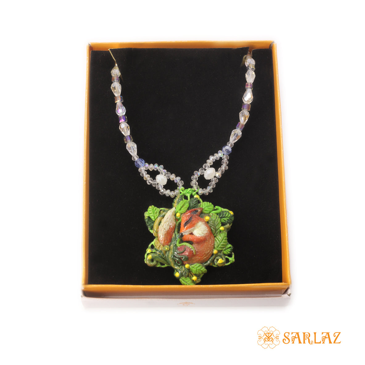 The Red Fox statement  —  Nature Theme —  Fox Statement Necklace