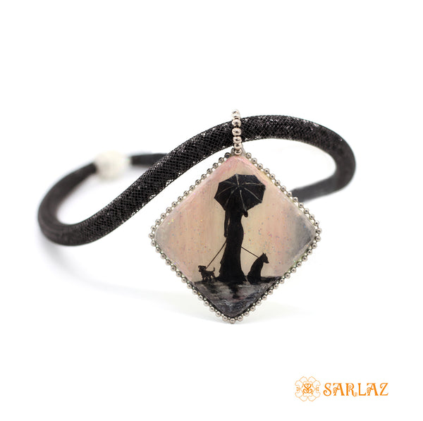 Miracle with paws Dog Art Pendant  — Dog Themed Necklace