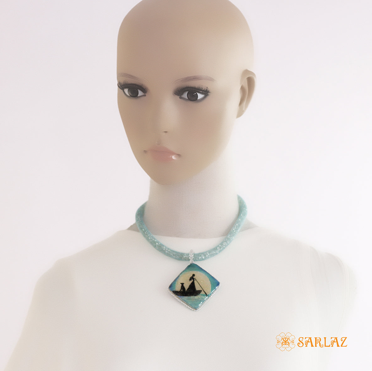 Together Dog Art Pendant — Dog Themed Necklace