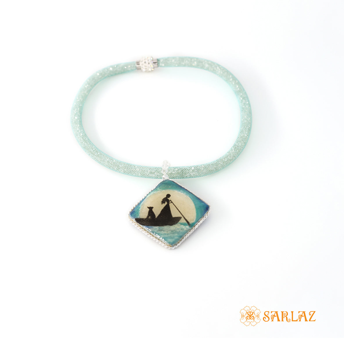 Together Dog Art Pendant — Dog Themed Necklace