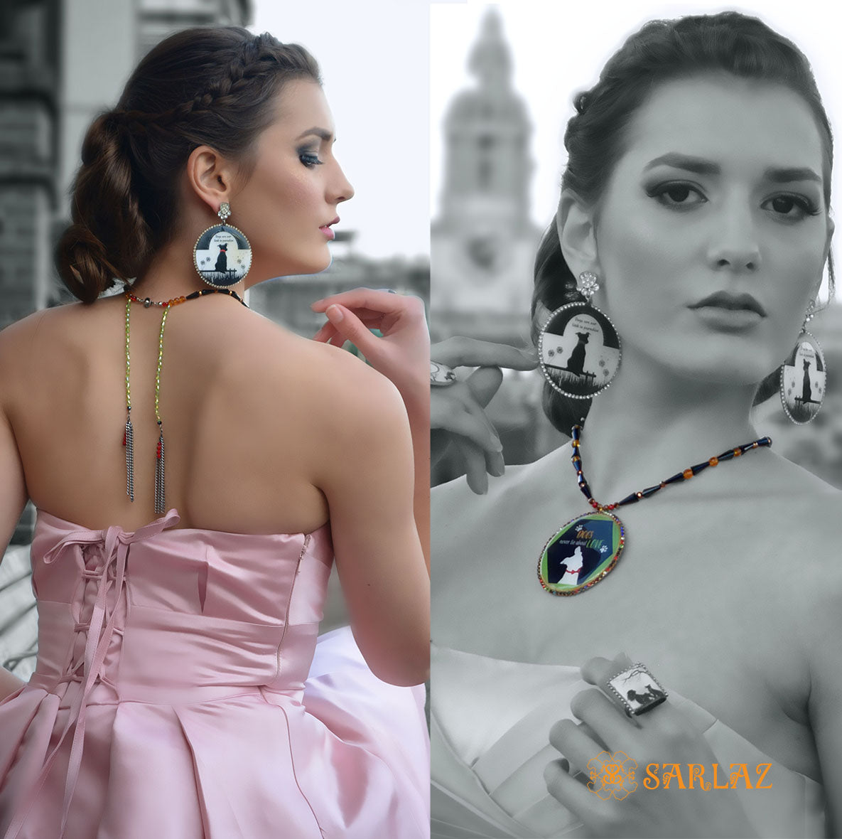 Love fur-ever Dog Pendant — Dog Themed Necklace — Dog Art