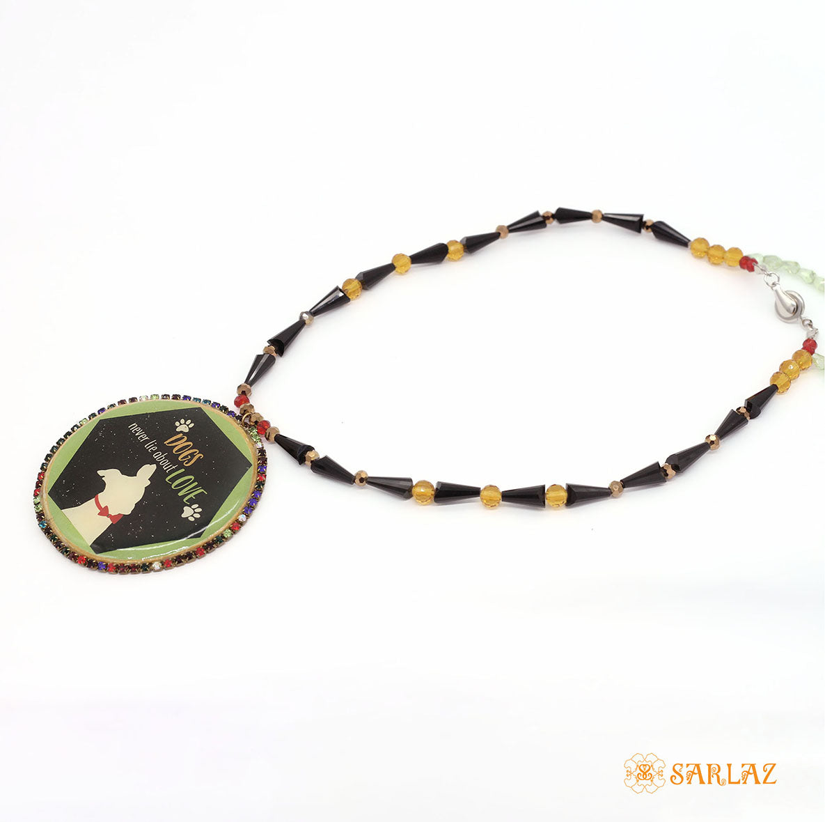 Love fur-ever Dog Pendant — Dog Themed Necklace — Dog Art