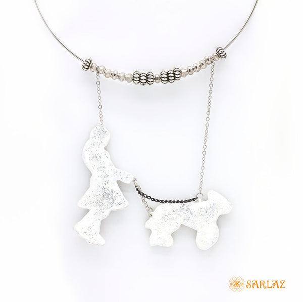 Whimsical Dog Lover Themed Necklace