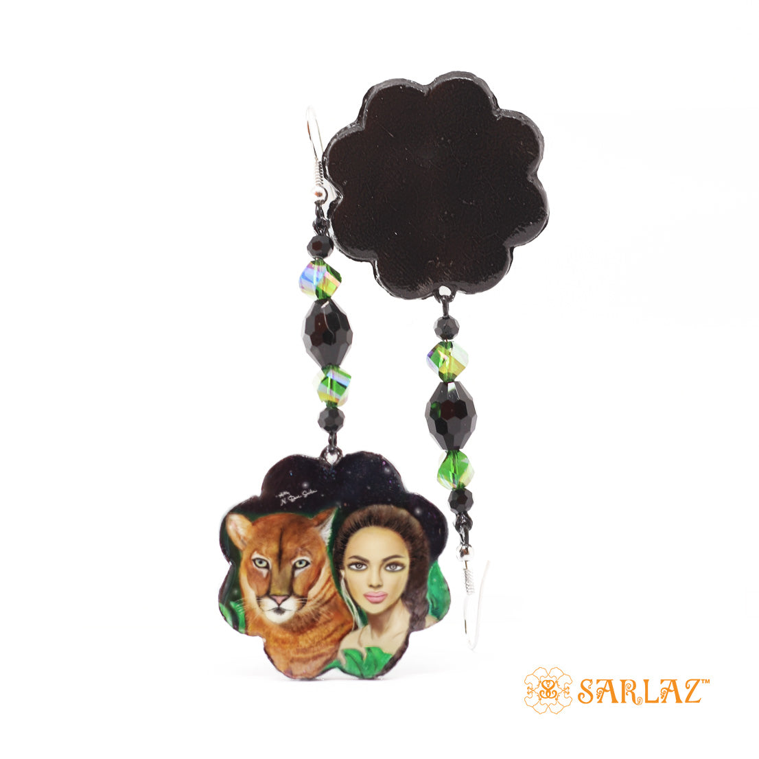 Maya and Cougar earrings — Fearlessly Authentic art jewellery