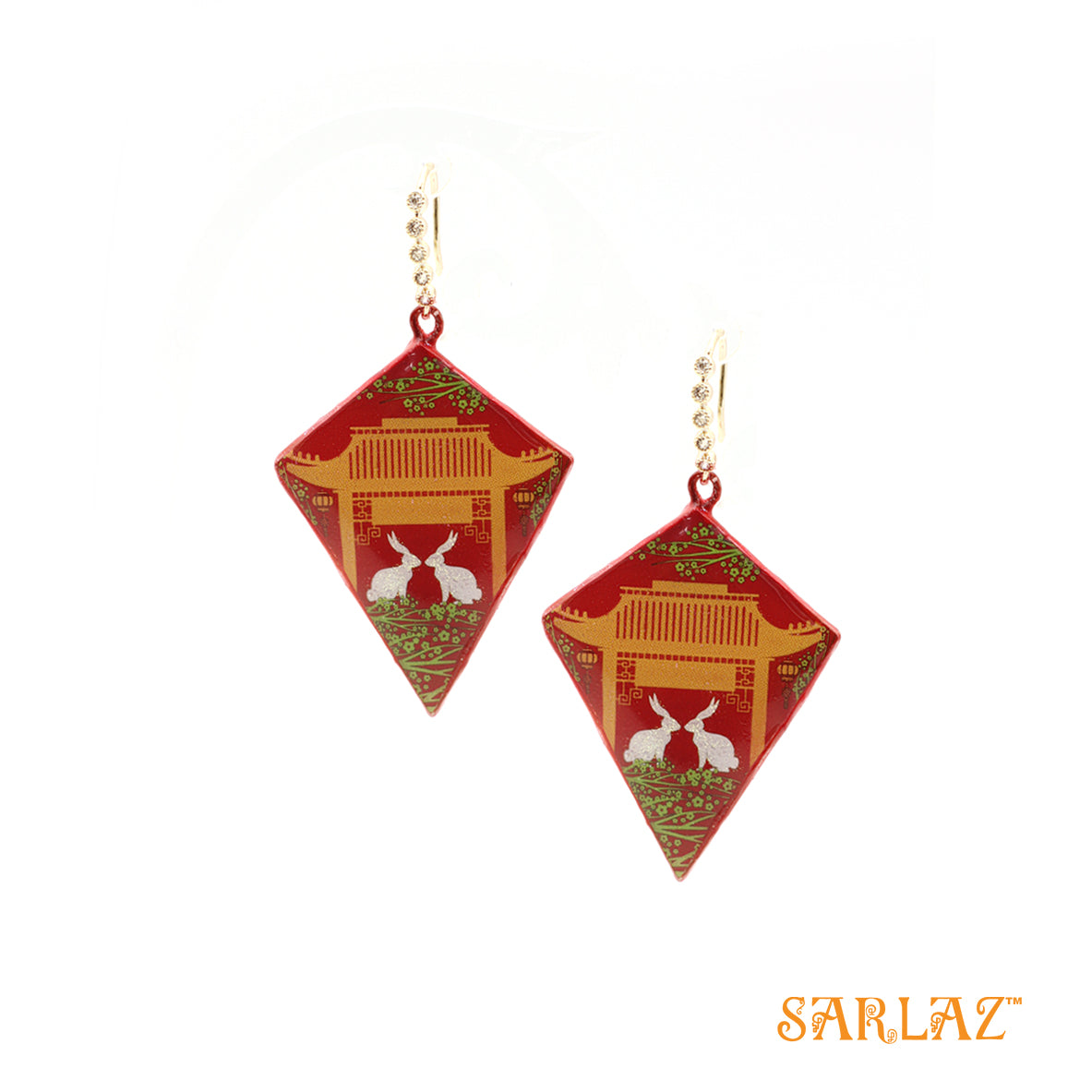 The Companion Rabbit Earrings — Animal Theme Statement earrings