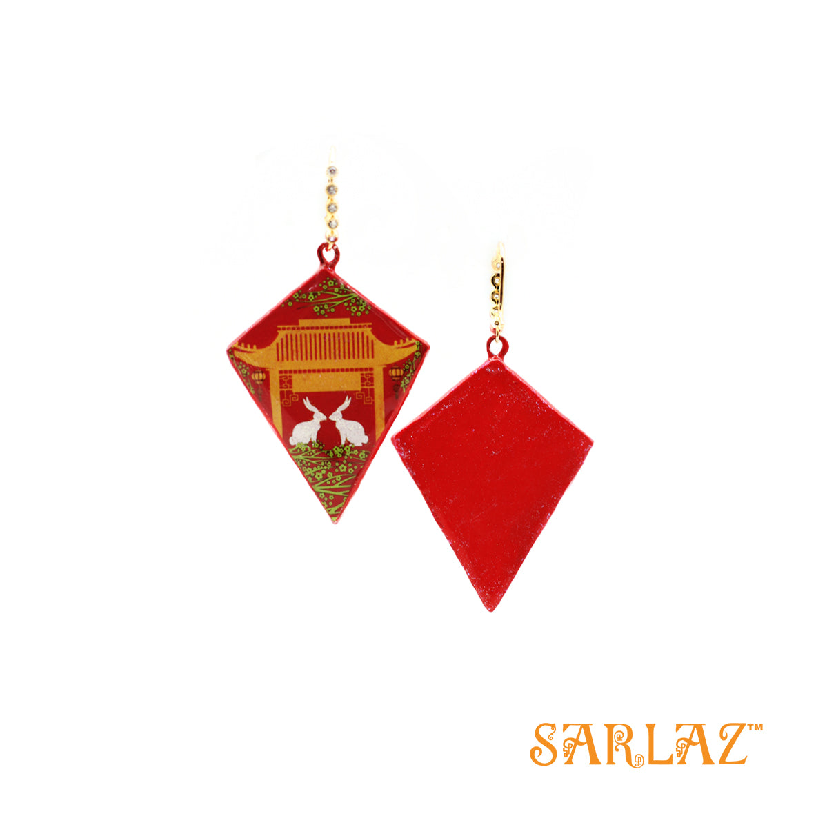 The Companion Rabbit Earrings — Animal Theme Statement earrings