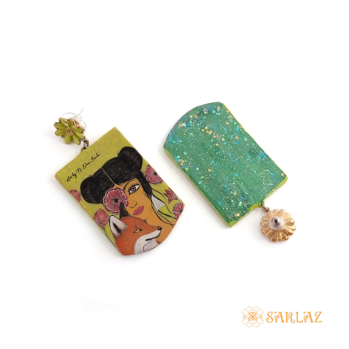 Sookja — Fox Art Earrings