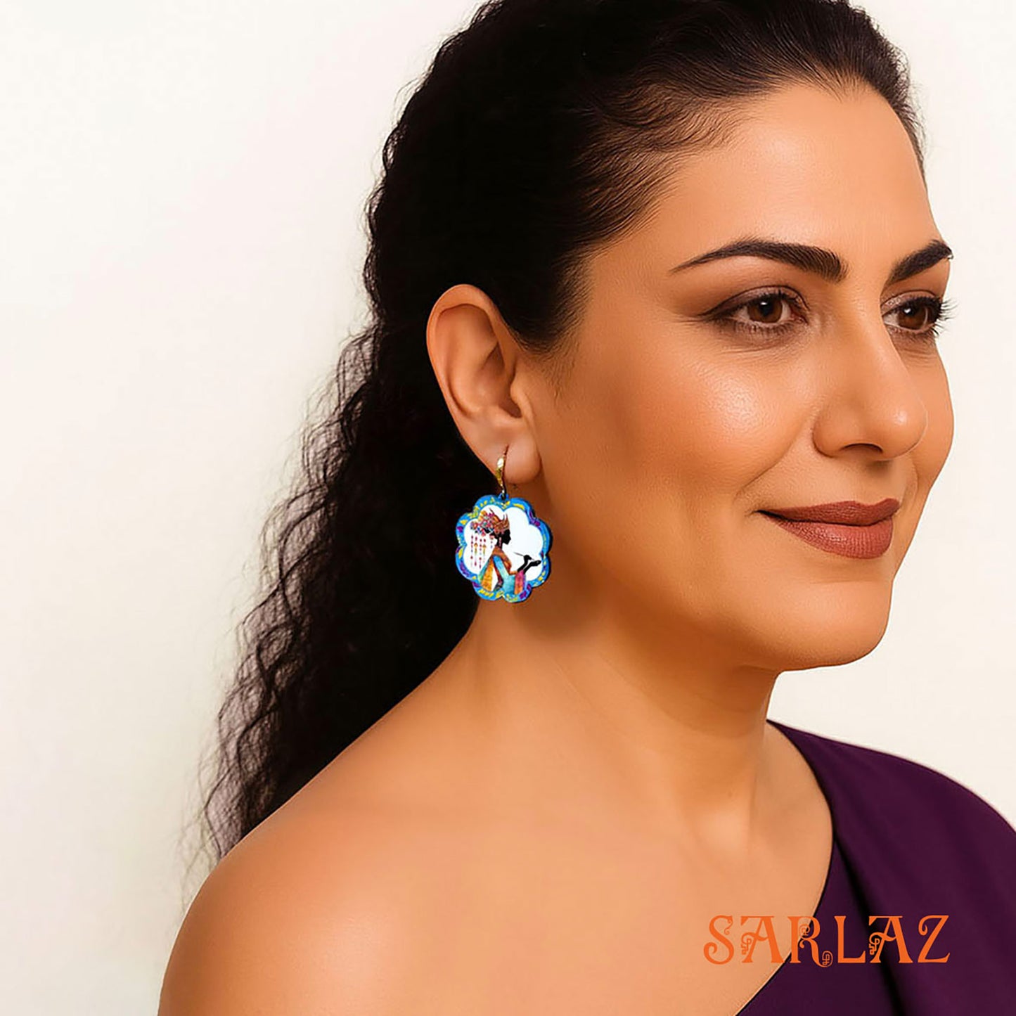 Bloom in Motion — Wood Earrings