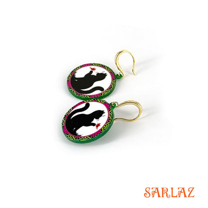 Flutter Pause — Wood Earrings