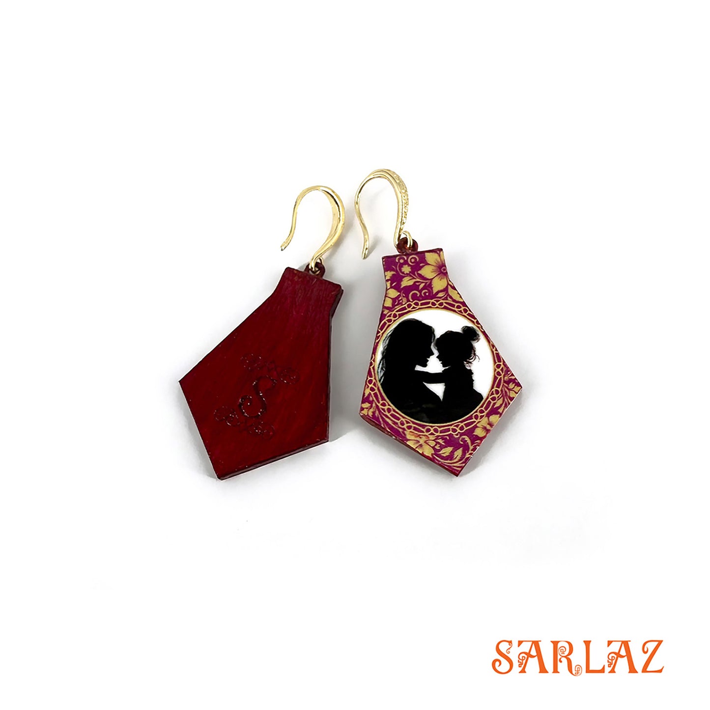 Forever Tucked — Wood Earrings