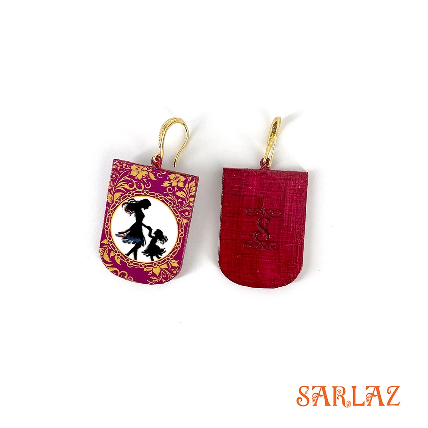Her First Dance — Wood Earrings
