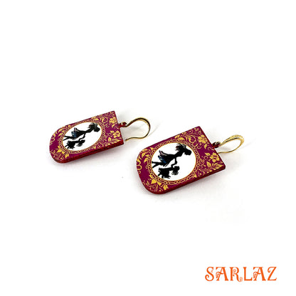 Her First Dance — Wood Earrings