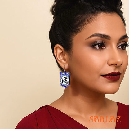 Just One More Spin — Wood Earrings