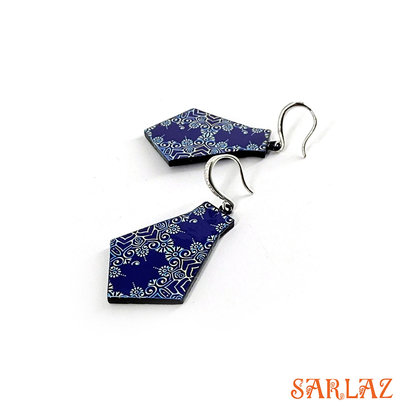 Midnight Murmur — Wood Earrings