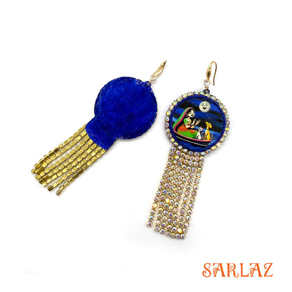 Moonlit Mirth — Stone-Studded Tassel — Fur Kids Art