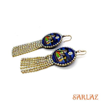 Moonlit Mirth — Stone-Studded Tassel — Fur Kids Art
