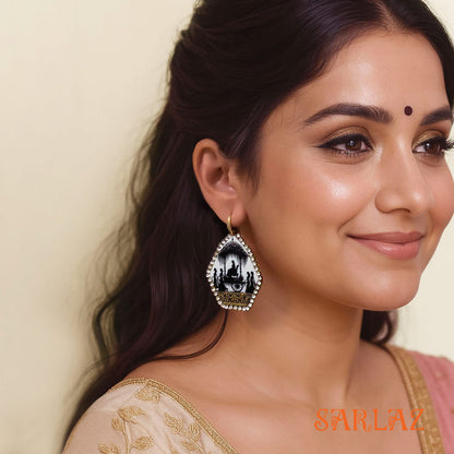 Radha Bridal Sojourn — Pattern theme jewellery  — Bride Art Earrings