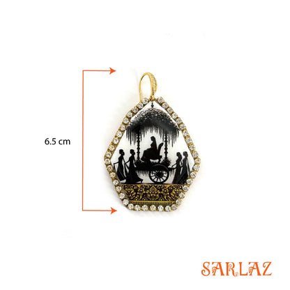 Radha Bridal Sojourn — Pattern theme jewellery  — Bride Art Earrings