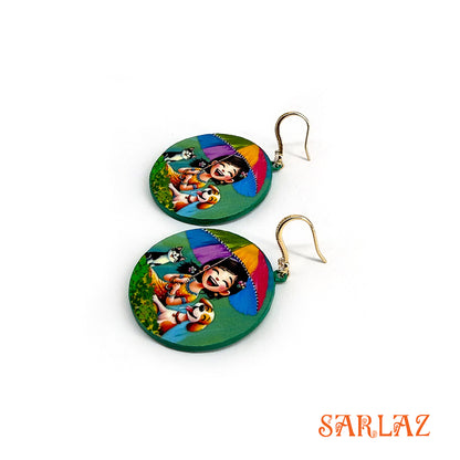 Rainy Revelry — Wood Earrings