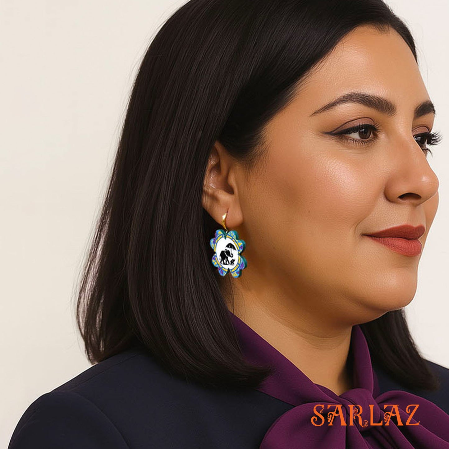 Sheltered Love — Wood Earrings