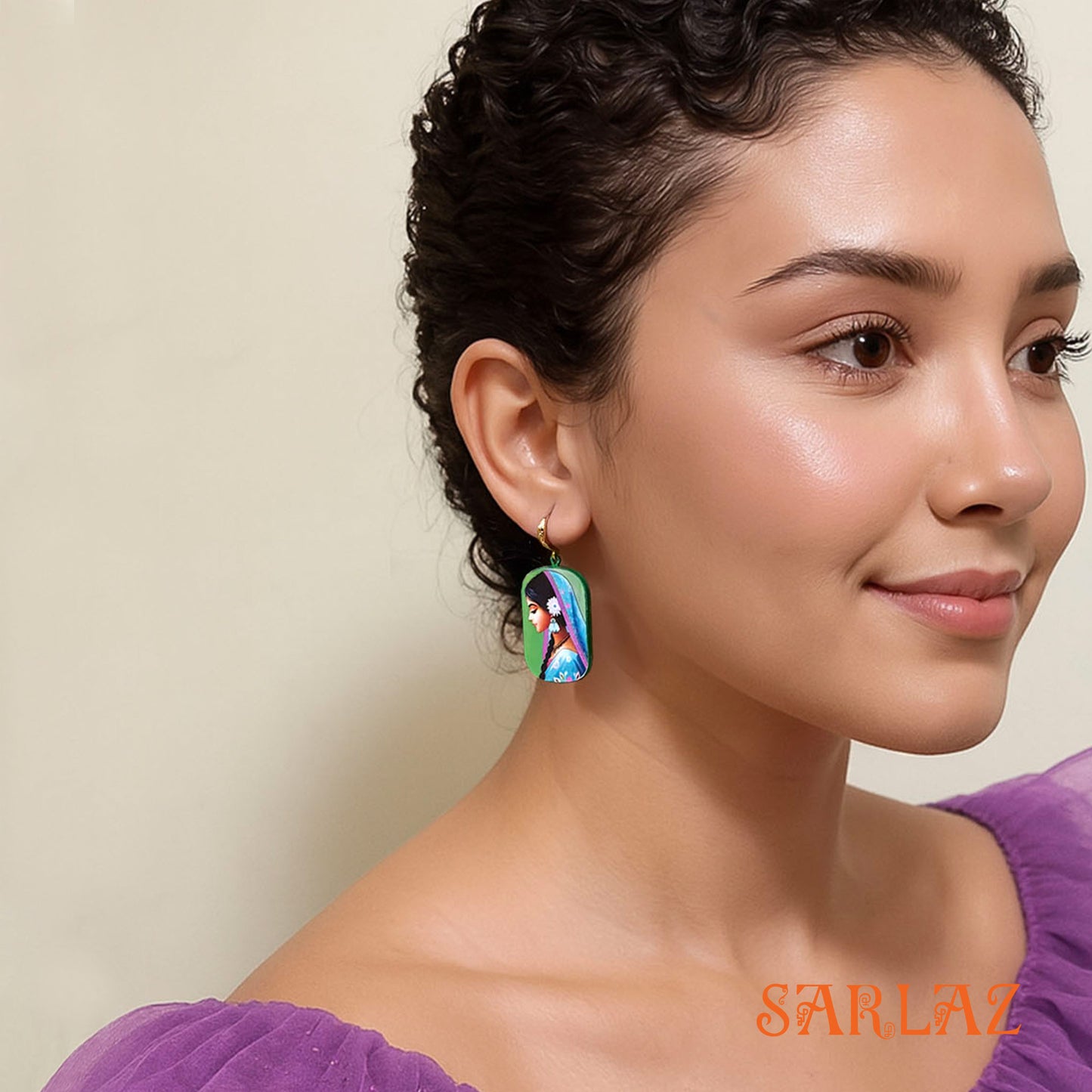 Timeless Poise — Wood Earrings